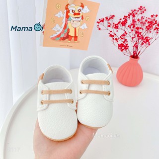 G117 Giày tập đi cho bé giày bata mềm mại êm chân màu trắng của Mama Ơi - Thời Trang cho bé