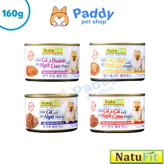 Pate NatuFit Thịt Đỏ Cá Ngừ Cho Chó Mèo Mọi Lứa Tuổi (Lon 160g)