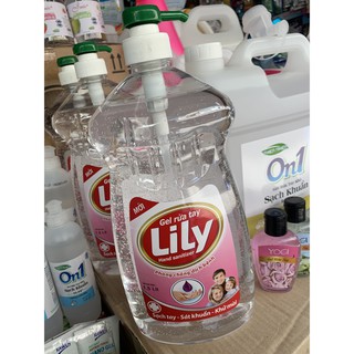 Gel nước rửa tay khô 1,5 Lít Lily Mỹ Hảo