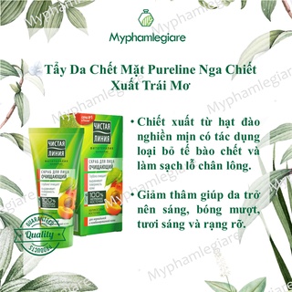 Tẩy da chết Pure line Nga trái mơ Nga