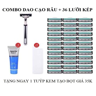 SET BÀN CẠO + 36 DAO CẠO + KEM CẠO GIAN HANG GIA UU DAI KHAI TRUONG 2019