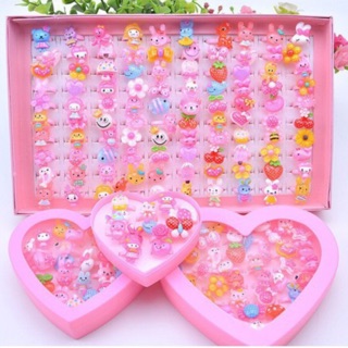 CHỌN MẪU - HỘP NHẪN PONY PEPPA ELSA KITTY SOFIA CHO BÉ GÁI CÓ HÌNH THẬT - TRANG SỨC BÉ GÁI