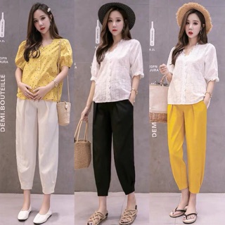 quần lửng bầu vải đũi mềm đẹp dáng baggy hợp thời trang hàng quảng châu cao cấp big size ✅sẵn hàng ✅