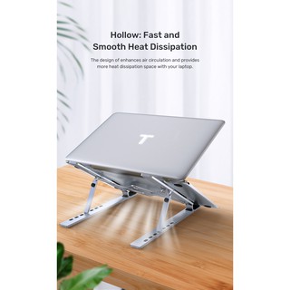 Đế Tản Nhiệt Macbook Laptop Nhỏ Gọn Di Động Có Túi Đựng Hợp Kim Nhôm Chính Hãng Topk
