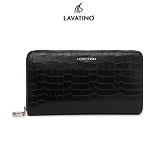 Ví Nam Cầm Tay CHARLESS Clutch Da Bò Thật Cao Cấp Thiết Kế 2 Khoá Chính Hãng LAVATINO - CLB17