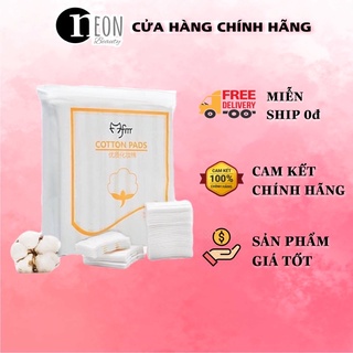 (Chính Hãng) Bông tẩy trang cotton pads 222 miếng 3 lớp siêu mịn, an toàn