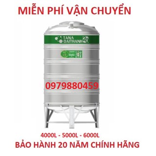 Bồn nước đứng Tân Á Đại Thành 20, bảo hành 20 năm 4000l - 6000l