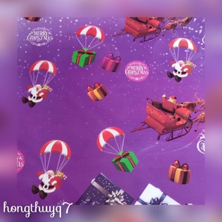 Giấy gói quà Giáng sinh, Noel 50x70cm (1 tờ)