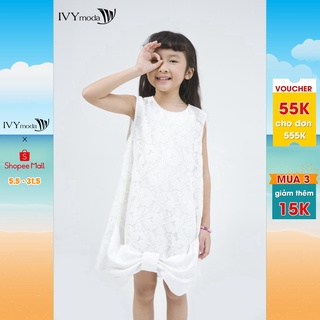[Mã WABRSB55 giảm 12% đơn 250K] Đầm sát nách suông bé gái IVY moda MS 41G0728