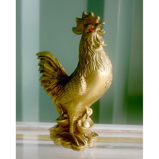 Tượng gà trống bằng đồng phong thủy