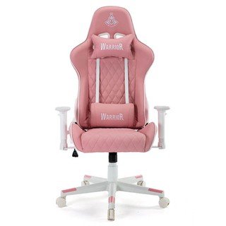 [Mã INCU300 giảm 10% đơn 499K] Ghế gaming Warrior Raider Series WGC206 trắng hồng