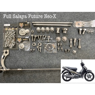 Full Ốc Salaya Cho Future Neo, Future X Chuẩn Inox304 Siêu Sáng Không Sét ( Có Bảo Hành)