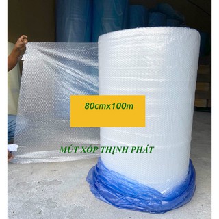 Cuộn Xốp Hơi Chống Sốc Khổ 0,8mx100m Bọc Gói Hàng