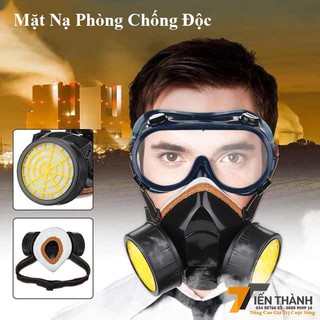 Mặt Nạ Phòng Độc - Chống Khói Có Kính - Hỗ Trợ Phun Thuốc Trừ Sâu