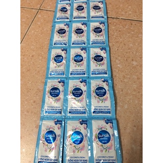 combo 10 dây (120 gói ) dầu xả sunsilk natural dưỡng ngăn gẫy rụng tóc ,6 g.