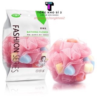 PVN40953 Bông tắm lưới mềm tẩy tế bào chết cho cơ thể an toàn tiện dụng