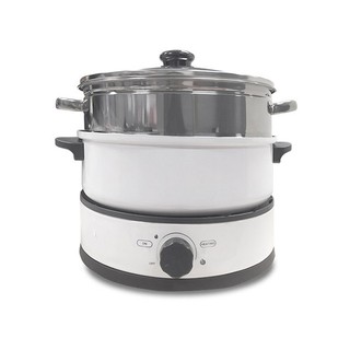 Nồi Đa Năng có thể Nấu Lẩu và Nướng BBQ Perfect PF-L06 1350W | TẶNG: 1 Xửng hấp inox 26cm