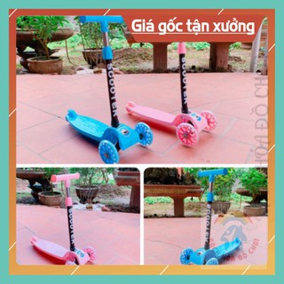 Scooter - Xe trượt Scooter 3 bánh có bánh xe phát sáng cho bé yêu, xe cho bé
