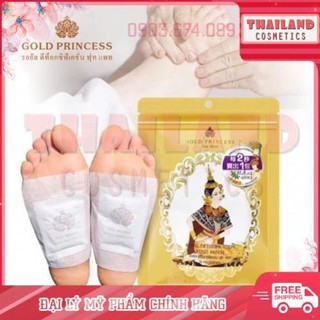 (Hàng chuẩn) Bịch 10 miếng dán thái độc chân Gold Princess