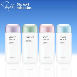 Sữa Chống Nắng Nâng Tone Làm Sáng Da, Kiềm Dầu Và Chống Trôi Missha All-Around Safe Block Sun Milk 70ml