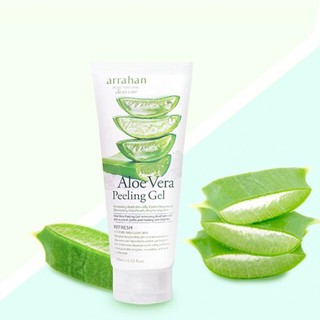 Gel tẩy tế bào chết Arrahan chiết xuất lô hội Hàn Quốc 180ml  HÀNG NHẬP KHẨU Tẩy da chết ARRAHAN Hàn Quốc