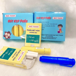 2 hộp phấn Đức Thanh ( 12 thỏi/ hộp ) + 1 kẹp phấn