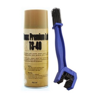 Bộ chai xịt vệ sinh sên, chống rỉ Ts-40 + Bàn chải vệ sinh sên