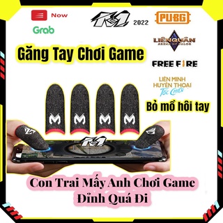 Bao Tay Chơi Game ff, Pubg, Liên Quân Mobile,flydigi... 4 Găng tay chơi game chống mồ hôi, sợi Carbon co dãn tốt.