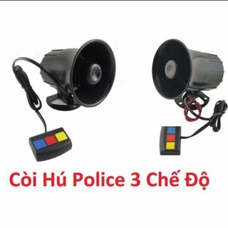 CÒI hú Cảnh sát police 3 tiếng 12V