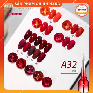 Sơn gel AS chính hãng chai đỏ mã A32 (mắt mèo) 15ml