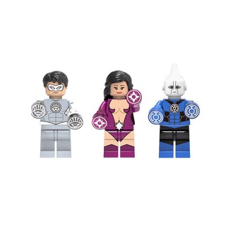 Bộ 3 nhân vật minifigures Green Lantern Corps X0183