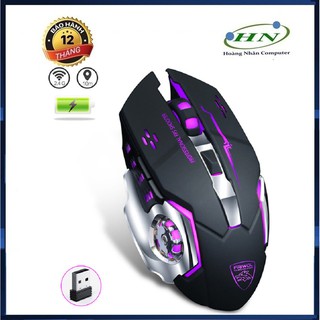 Chuột không dây game pin sạc FRIWOL C90 Led 7 màu