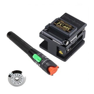 Bộ Sản Phẩm Thiết Bị Quang Bao Gồm: Dao Cắt Quang Fc-60S + Bút Soi Quang 30Km Tặng Sản Phẩm Lưỡi Dao Cắt Quang