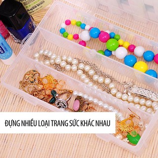 Hộp đựng đồ trang sức 10, 15 ngăn đa năng ( tháo ráp được)