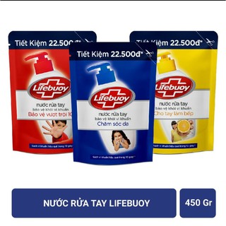 nước rửa tay lifebuoy túi 450gr