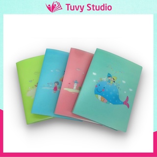 Combo 5 cuốn album ảnh chứa 52 ảnh bìa nhựa hoạt hình cho các cỡ 9x12, 10x15, 13x18 Tú Vy Studio