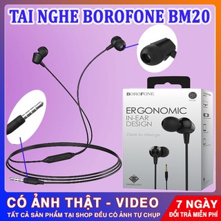 TAI NGHE BOROFONE BM 20 3.5mm CHÍNH HÃNG | Loa Hay - Mic Chuẩn  - Mẫu Mã Đẹp | Đổi Trả Trong Vòng 7 Ngày 17005