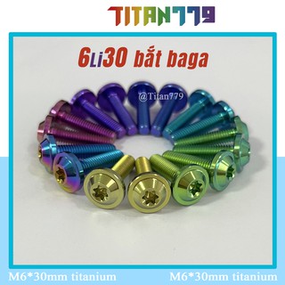 (15) Ốc Titan Gr5 XỊN 6ly 6li3 6li30 6li3 dù dày bắt baga WAVE DREAM SONIC SATRIA RAIDER