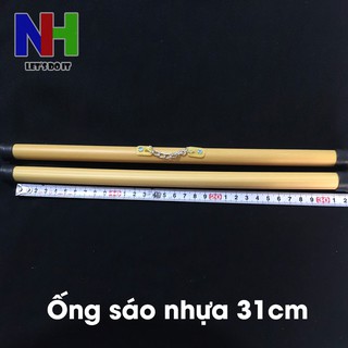 Ống sáo nhựa 31cm làm lịch/tranh treo tường [Bán 10 bộ]