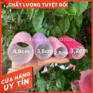 Ống lô gai dính trục lông lõi nhôm quấn tóc tạo độ phồng tại nhà  FREESHIP  xinh xắn quấn là tự dính không cần kẹp