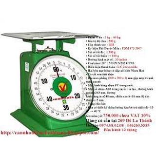 Cân đồng hồ Nhơn Hòa 120kg  chính hãng