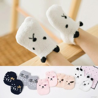 Vớ em bé đế mềm chống trượt in họa tiết dễ thương