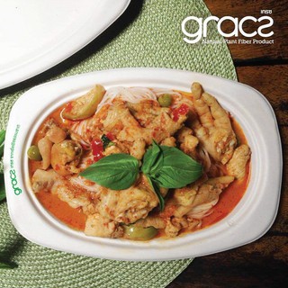 Đĩa Giấy Oval- Hàng Thái Lan- 10 cái