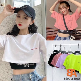 Set áo croptop kèm áo lót trong bộ 2 sản phẩm
