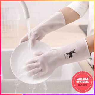 Găng tay cao su siêu dai hình hươu (Loại 1) P0178