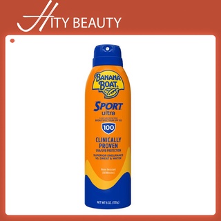 [DATE XA - USA] Xịt chống nắng Banana Boat Sport Sunscreen SPF100 (170g) chuyên dùng cho thể thao hoạt động ngoài trời