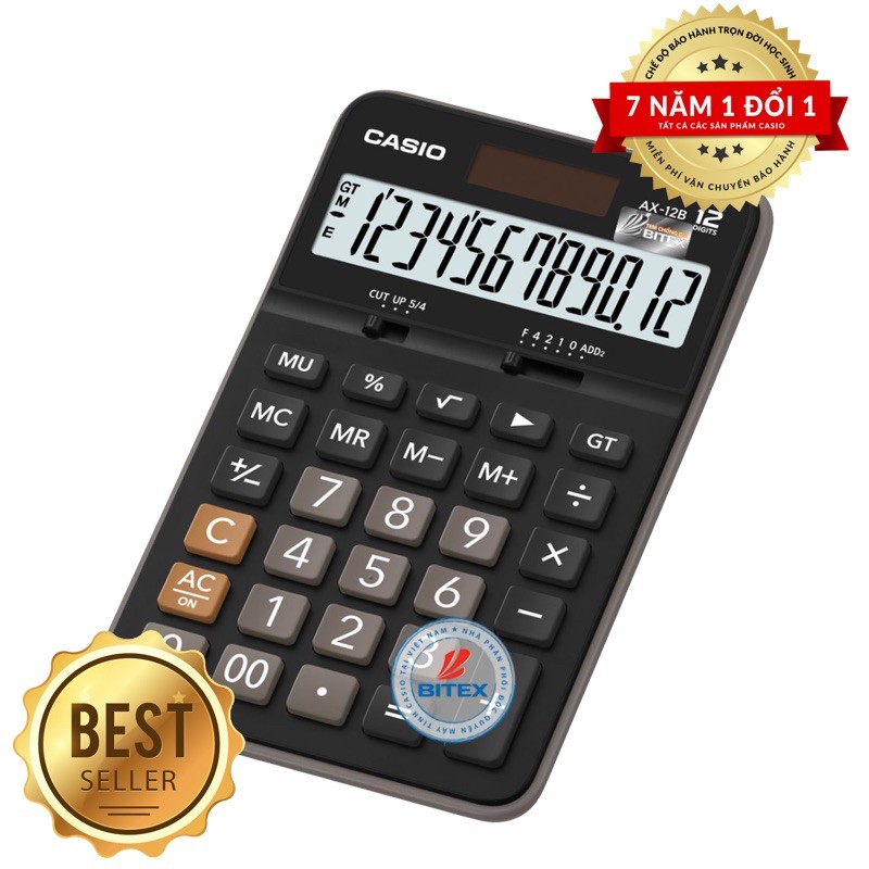 Máy Tính Casio AX12B (Chính Hãng)