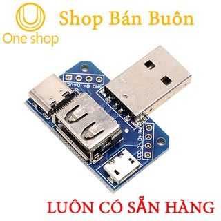 PCB Chuyển Đổi USB A Đực Sang USB Cái-USB Micro-Type C