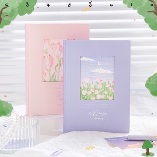 [Mã LIFEXANH03 giảm 10% đơn 500K] Sổ Tay Ghi Chép Bìa Cứng 160 Trang Phong Cách Hàn Quốc Rosy Posy Khổ A5