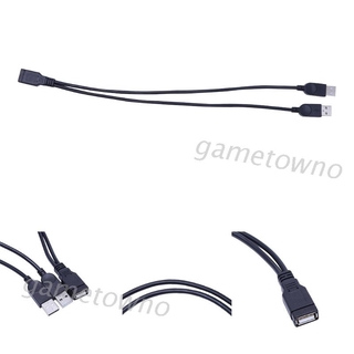 Dây Cáp Sạc Mở Rộng Chuyển Đổi Cổng Usb 2.0 Type A 1 Female Sang 2 Male Y-splitter